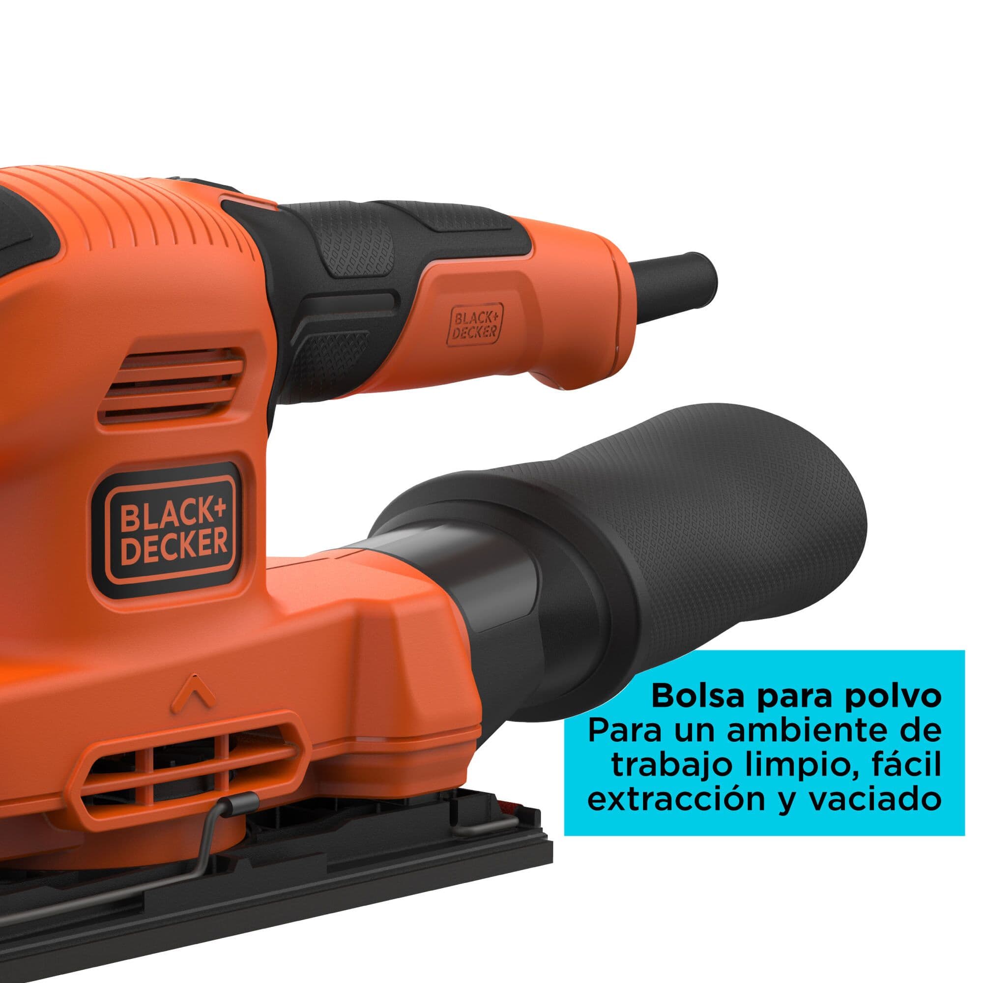 LIJADORA ORBITAL 1/3 220W BLACK+DECKER - imagen 3