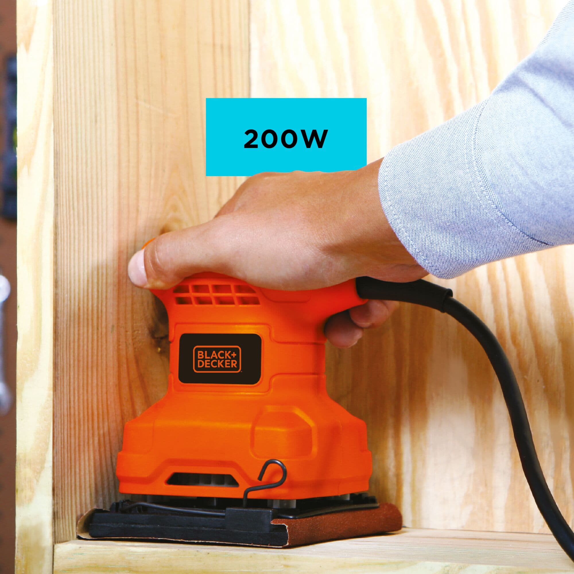 LIJADORA ORBITAL 200W BLACK+DECKER - imagen 3