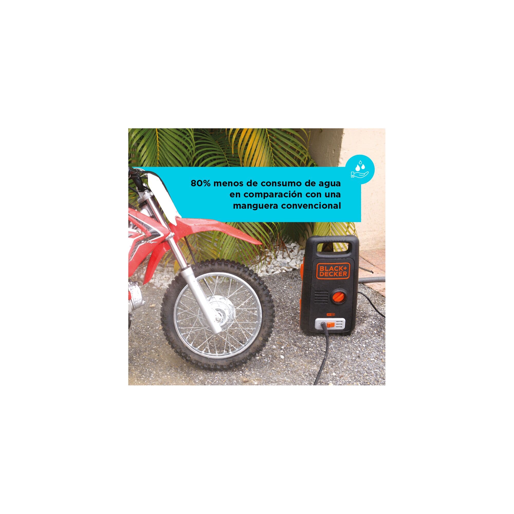 HIDROLAVADORA 1300W 110BAR BLACK+DECKER - imagen 4