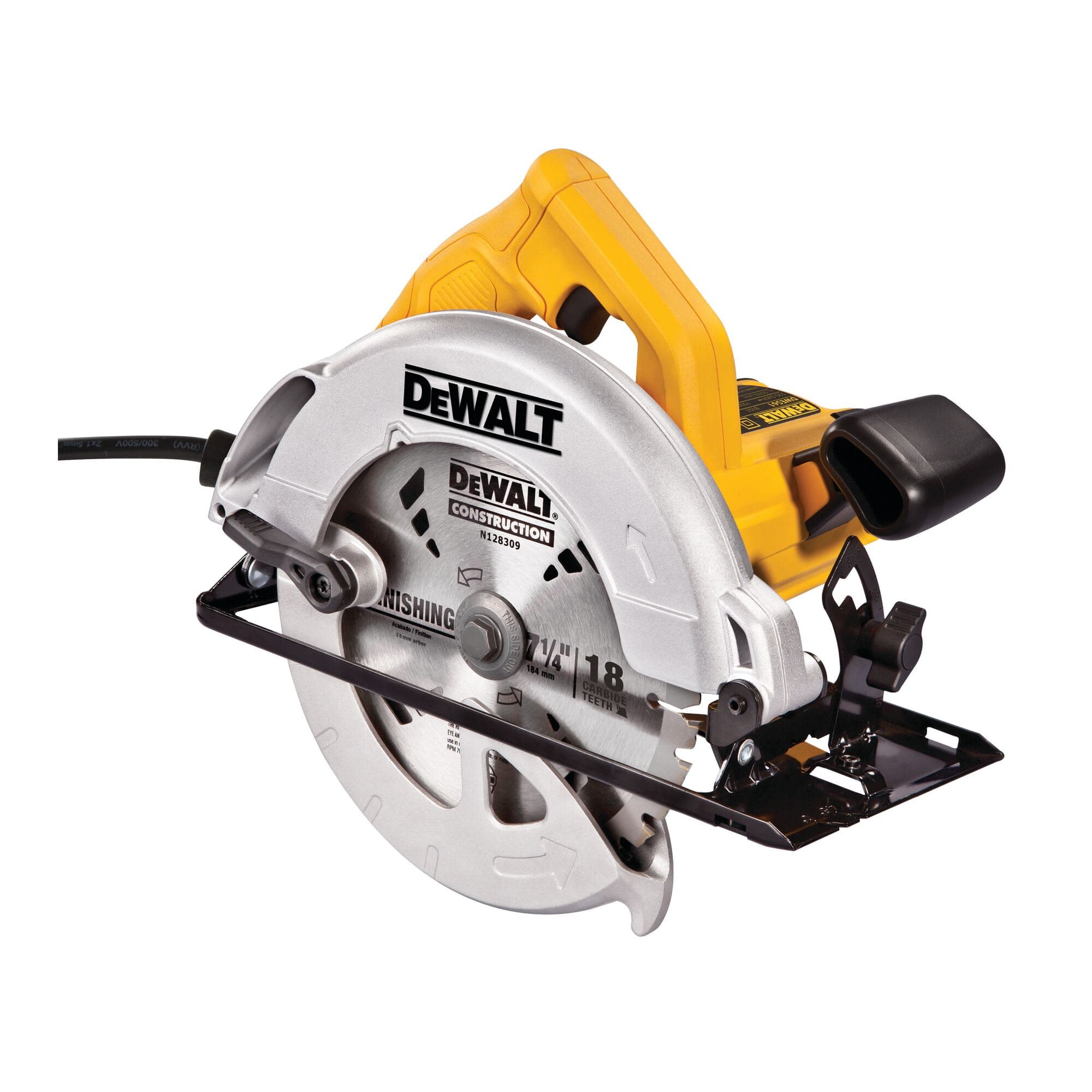 Sierra circular eléctrica de 7-1/4 pulg. @ 185mm DEWALT