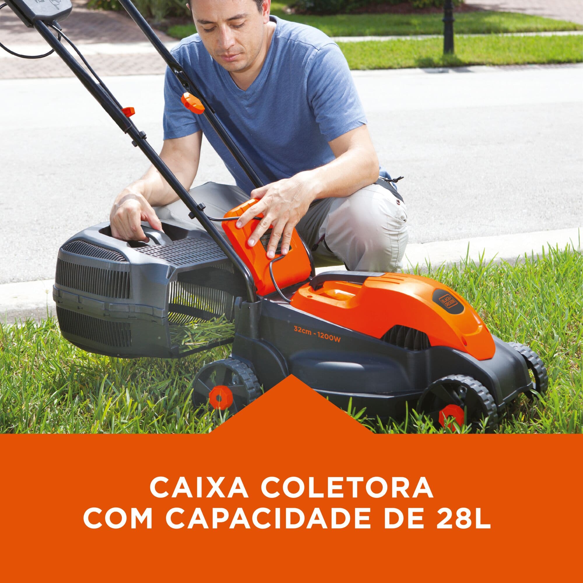 CORTADORA DE CESPED 1500 WATTS BLACK+DECKER - imagen 3