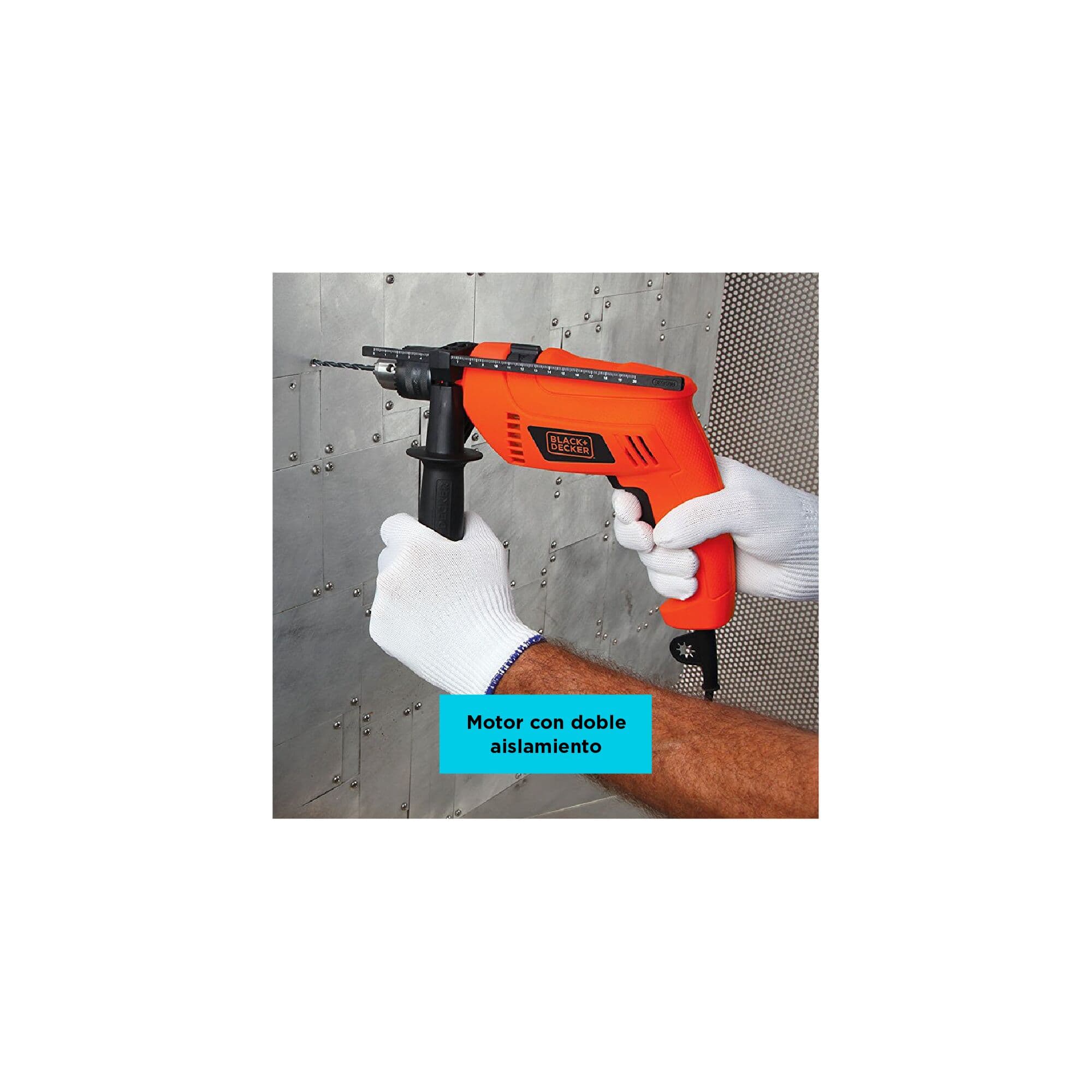 TALADRO PERCUTOR 550W 13MM BLACK + DECKER - imagen 4