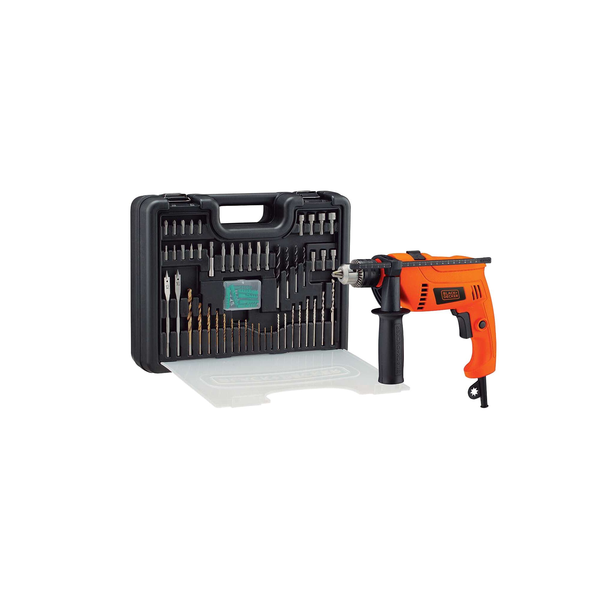 TALADRO ELÉCTRICO PERCUTOR Y DESTORNILLADOR 650W 3000RPM BLACK+DECKER - imagen 2