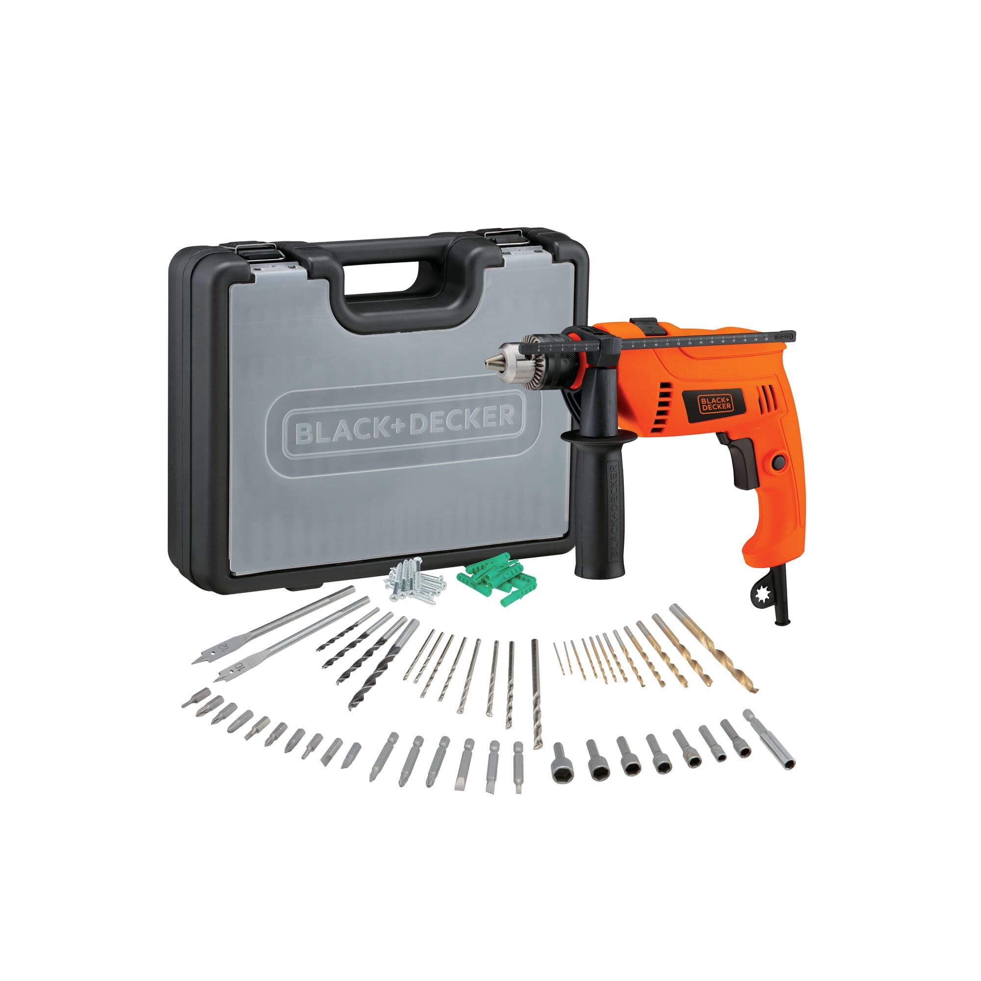 TALADRO ELÉCTRICO PERCUTOR Y DESTORNILLADOR 650W 3000RPM BLACK+DECKER - imagen 4
