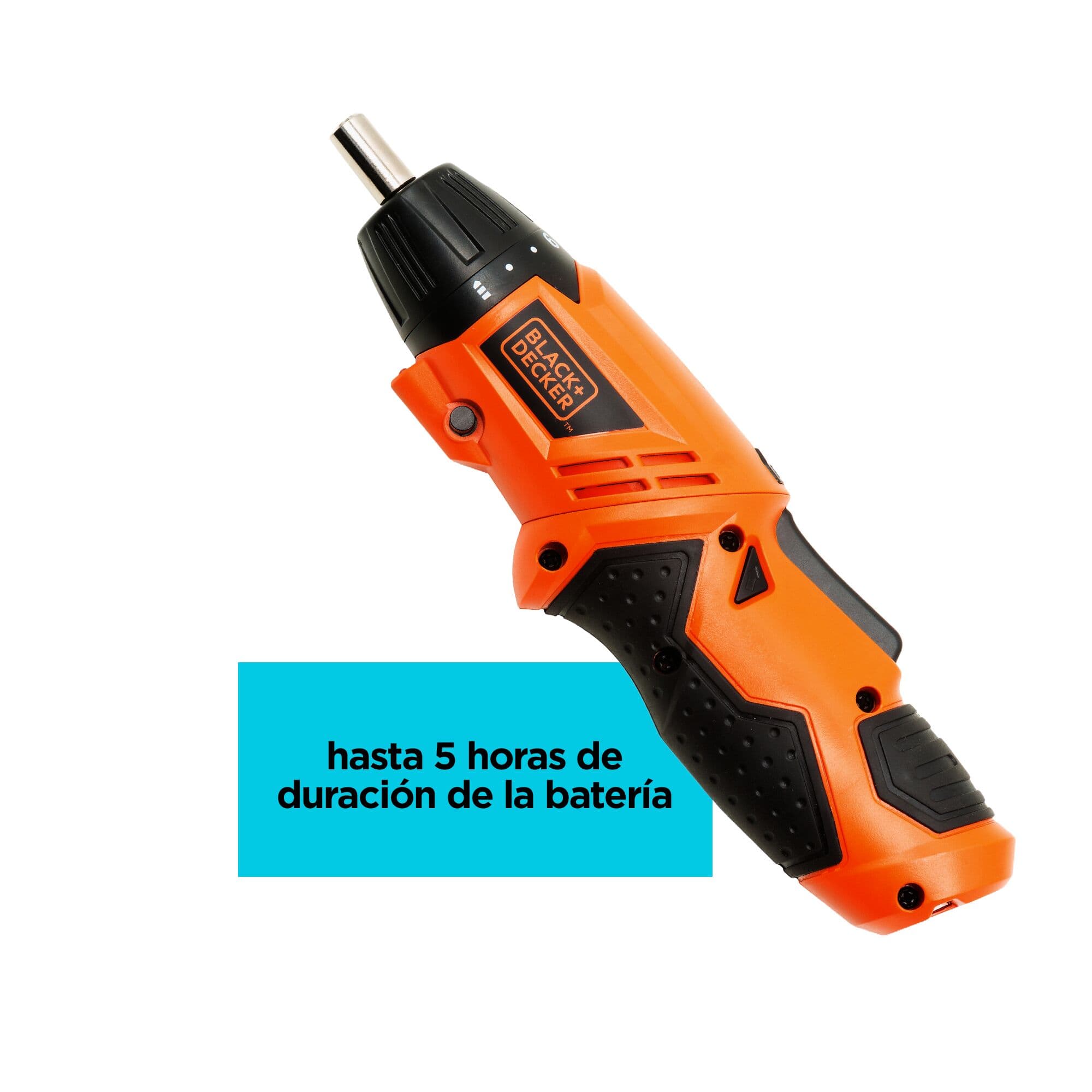 MINI ATORNILLADOR 4.8V + 15 ACCESORIOS BLACK + DECKER - imagen 4