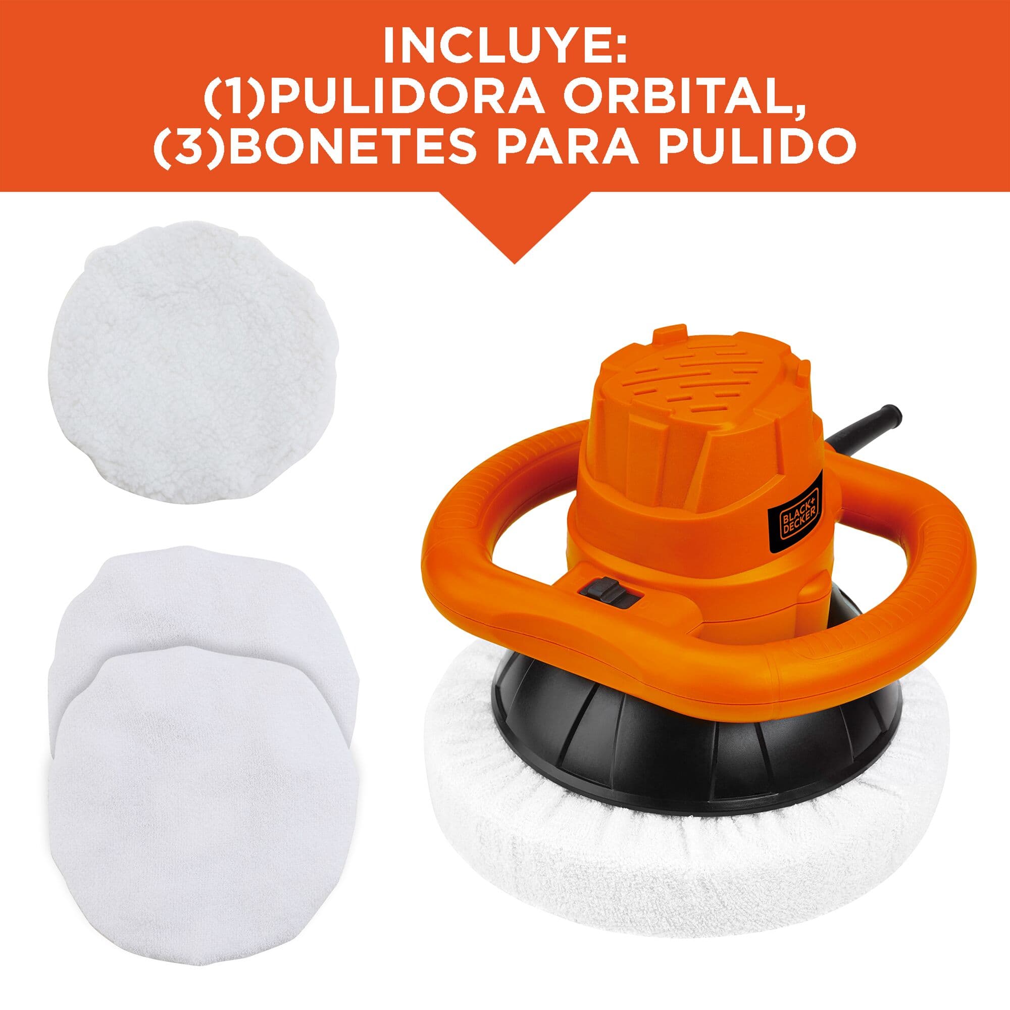 LUSTRADORA ROTO ORBITAL 240MM 120W BLACK+DECKER - imagen 4