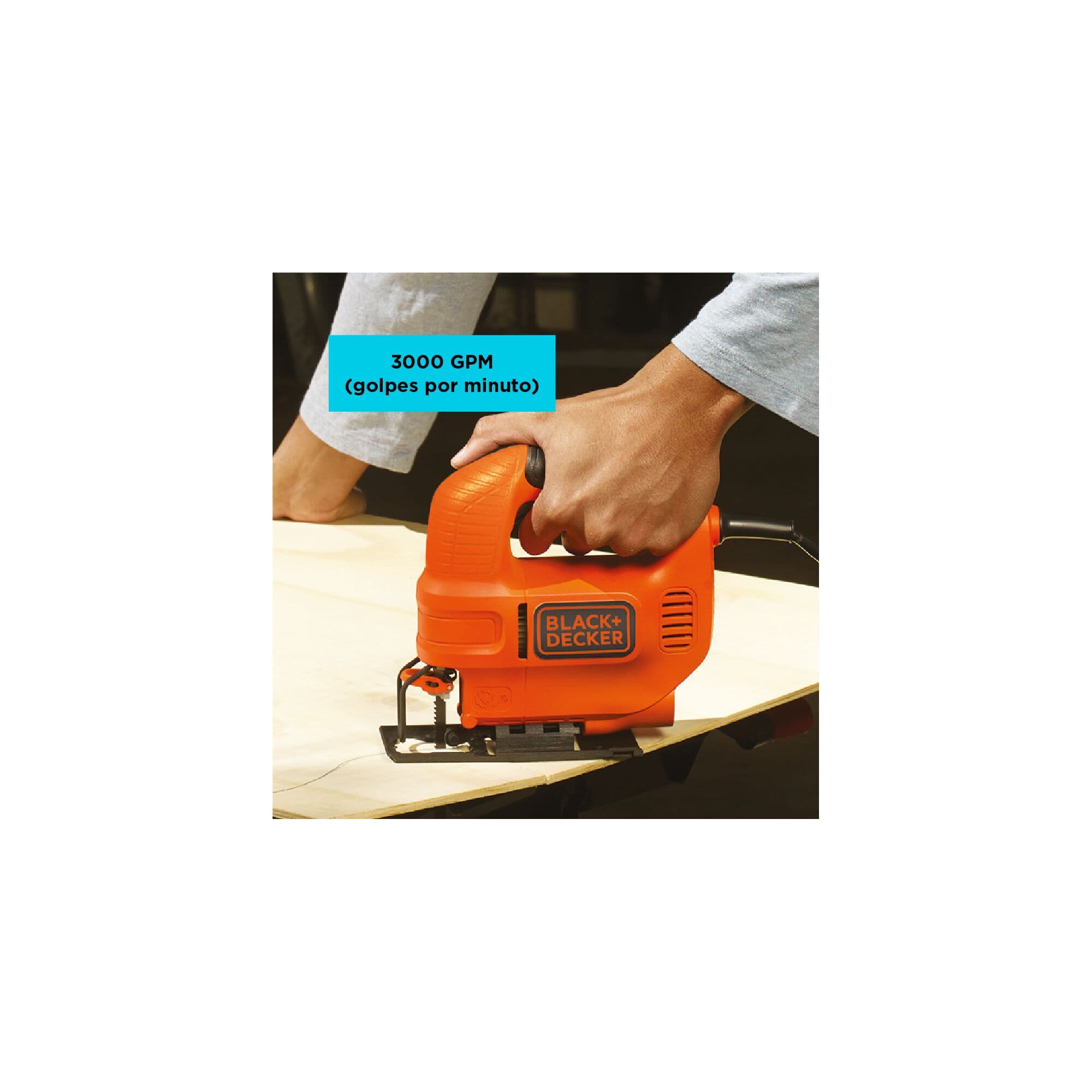 SIERRA CALADORA 420W BLACK + DECKER - imagen 2