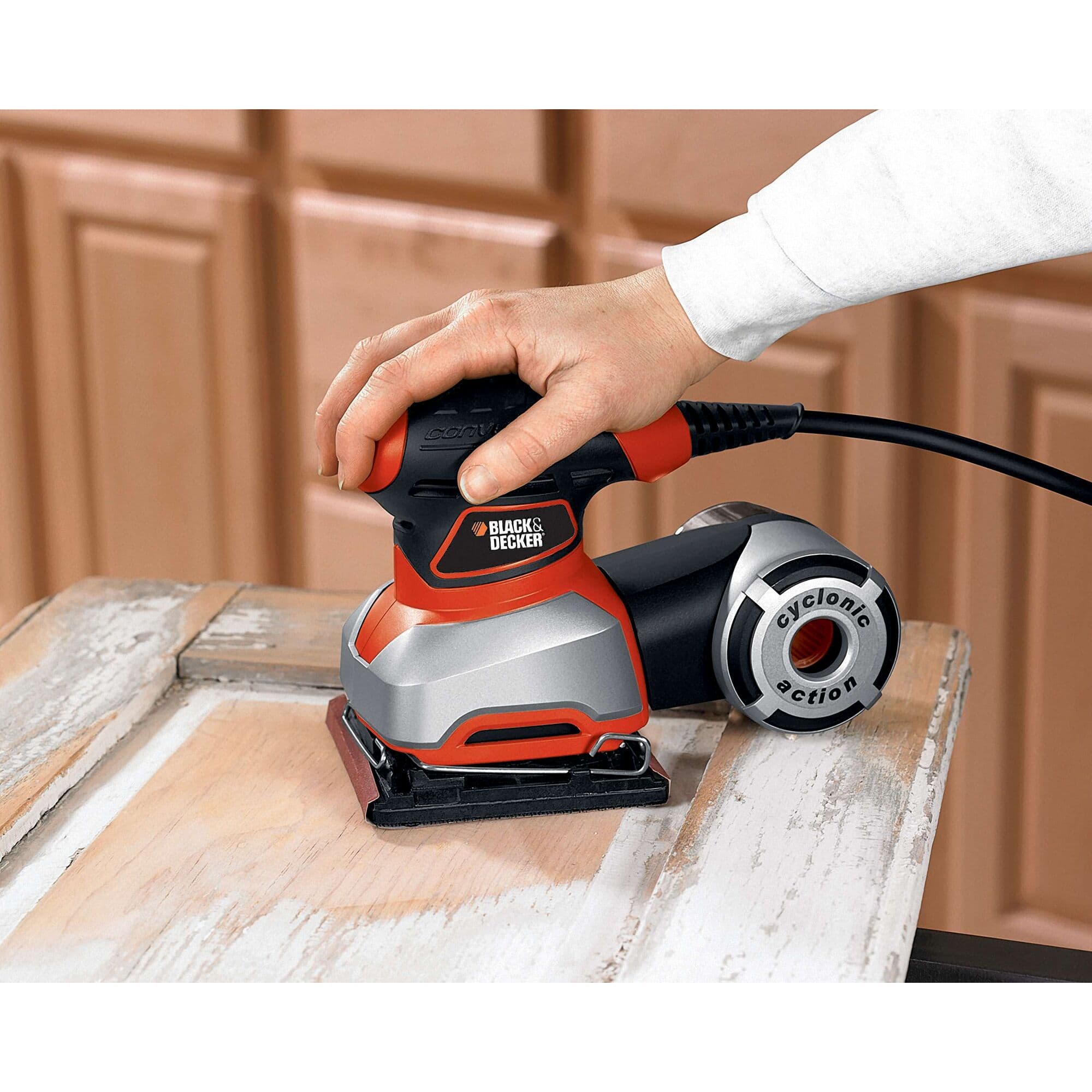 LIJADORA ORBITAL 200W 220V BLACK+DECKER - imagen 2