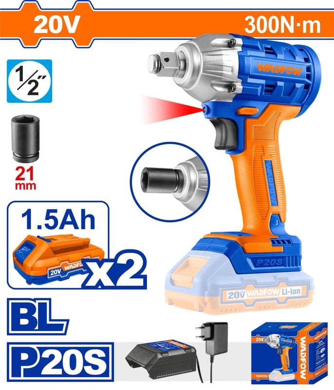 LLAVE DE IMPACTO INALÁMBRICA 1/2" WADFOW