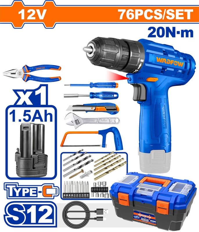 JUEGO DE HERRAMIENTAS 76 PIEZAS