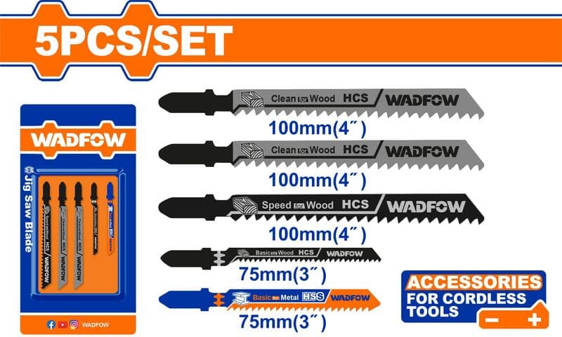 JUEGO DE HOJAS PARA SIERRA CALADORA