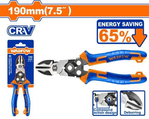 ALICATE DE CORTE DIAGONAL DE ACCIÓN COMPUESTA