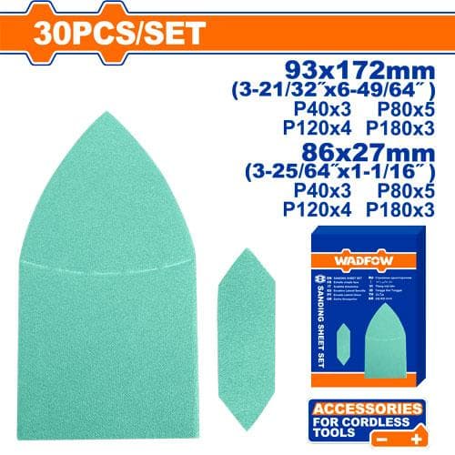 JUEGO DE HOJAS DE LIJA