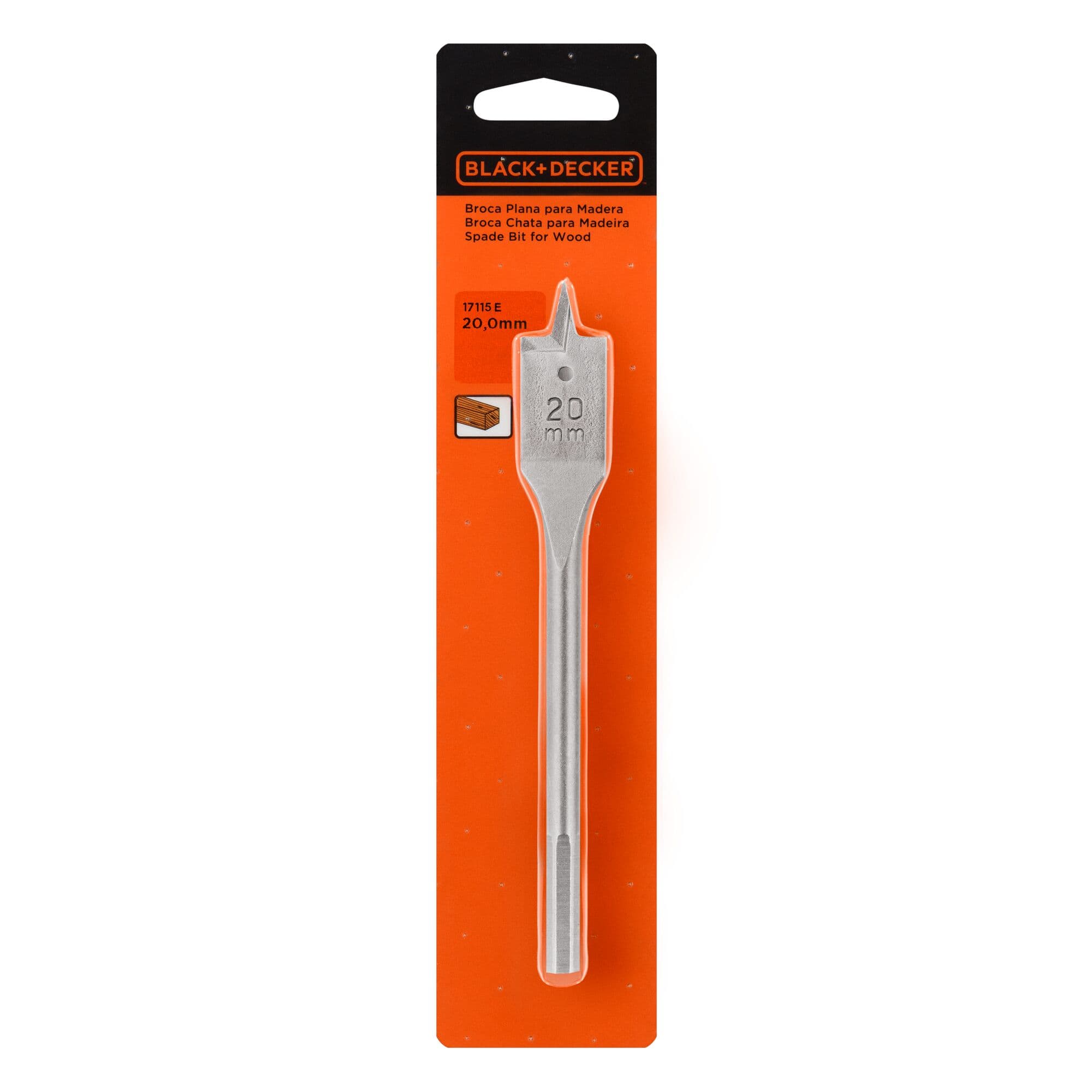 MECHA DE ESPADA -PALETA BLISTER 3/4" (20 MM) BLACK+DECKER
