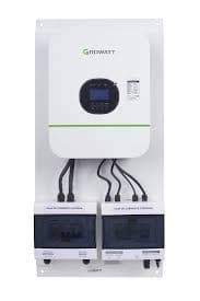 Inversor Off-Grid Growatt SPF 5000TL HVM — 5kW 48V MPPT